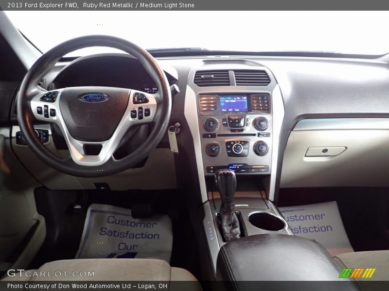 Ruby Red Metallic / Medium Light Stone 2013 Ford Explorer FWD