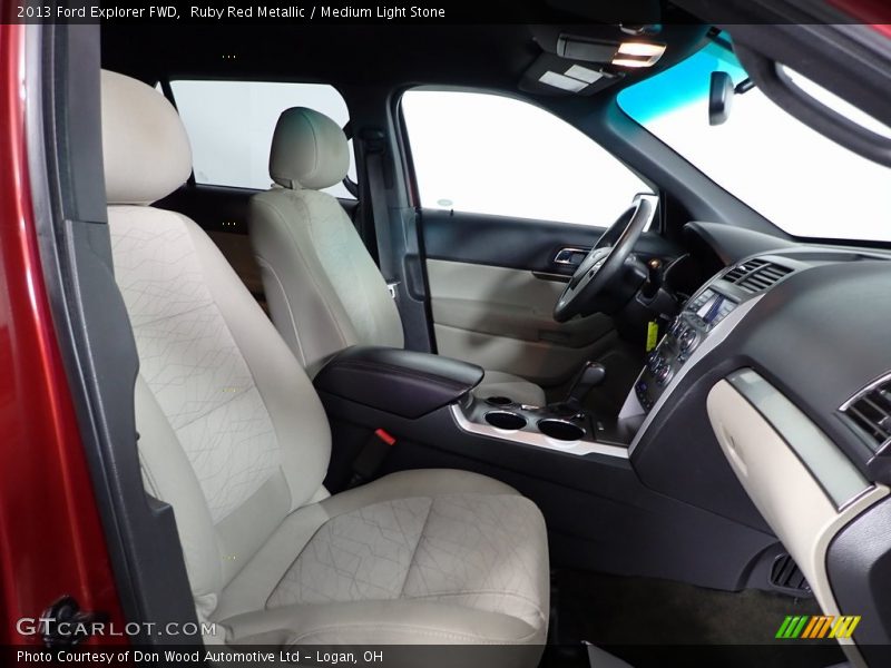 Ruby Red Metallic / Medium Light Stone 2013 Ford Explorer FWD