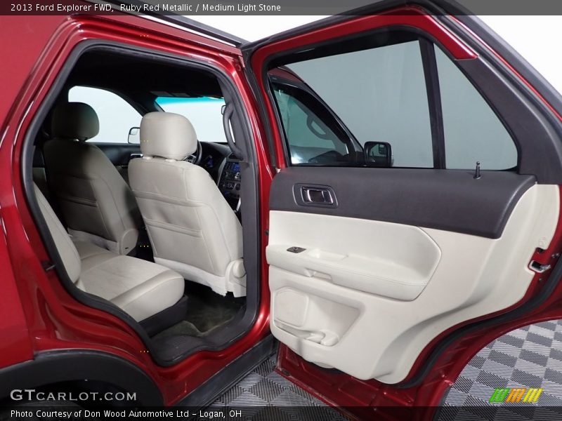 Ruby Red Metallic / Medium Light Stone 2013 Ford Explorer FWD