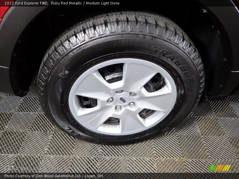 Ruby Red Metallic / Medium Light Stone 2013 Ford Explorer FWD