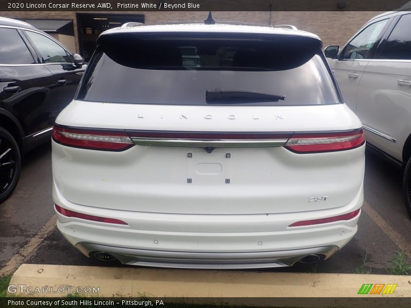 Pristine White / Beyond Blue 2020 Lincoln Corsair Reserve AWD