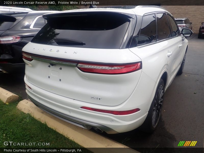 Pristine White / Beyond Blue 2020 Lincoln Corsair Reserve AWD