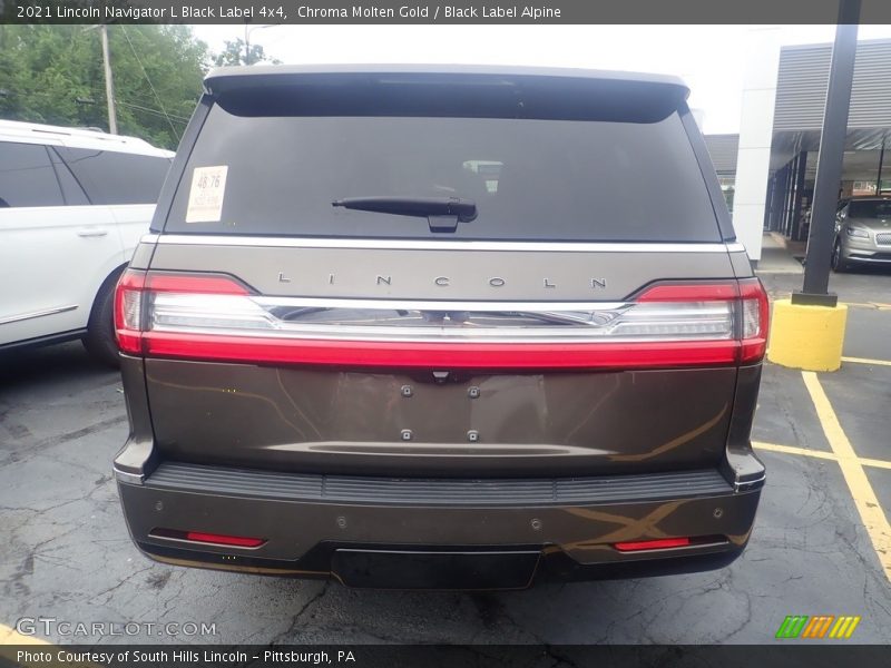 Chroma Molten Gold / Black Label Alpine 2021 Lincoln Navigator L Black Label 4x4