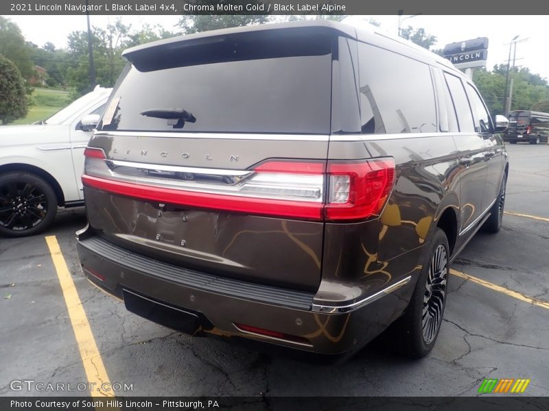 Chroma Molten Gold / Black Label Alpine 2021 Lincoln Navigator L Black Label 4x4