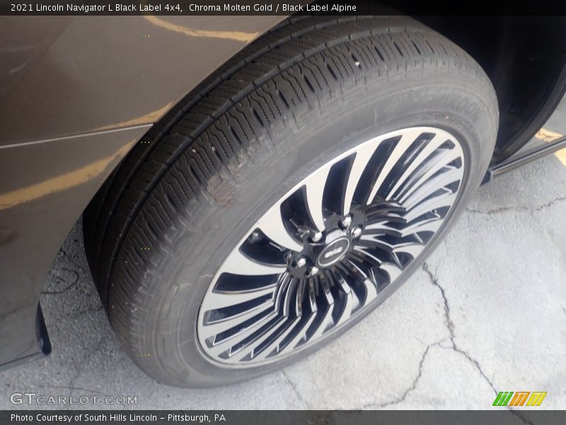 Chroma Molten Gold / Black Label Alpine 2021 Lincoln Navigator L Black Label 4x4
