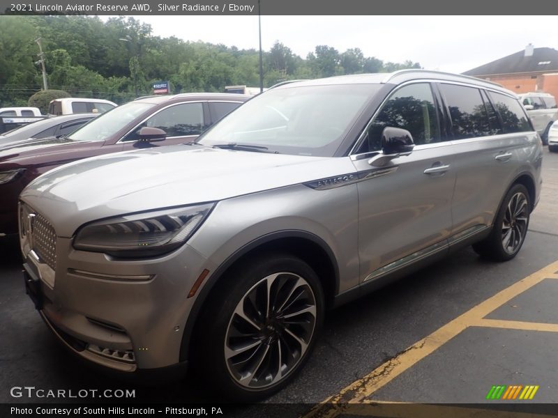 Silver Radiance / Ebony 2021 Lincoln Aviator Reserve AWD