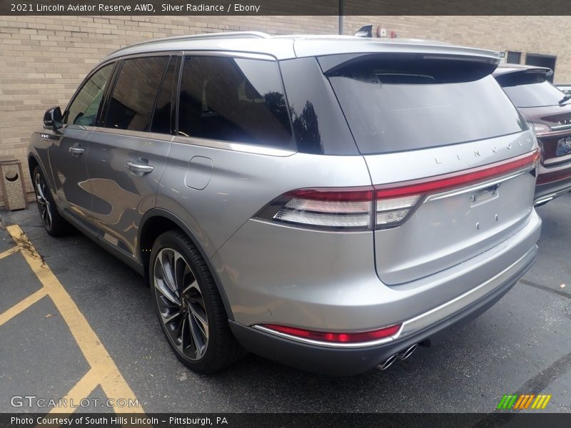 Silver Radiance / Ebony 2021 Lincoln Aviator Reserve AWD