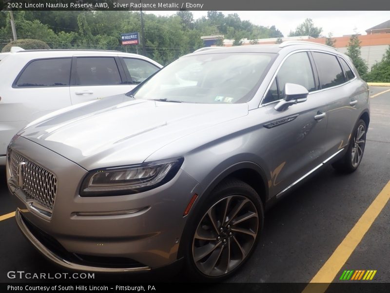 Silver Radiance Metallic / Ebony 2022 Lincoln Nautilus Reserve AWD