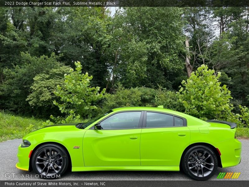 Sublime Metallic / Black 2023 Dodge Charger Scat Pack Plus