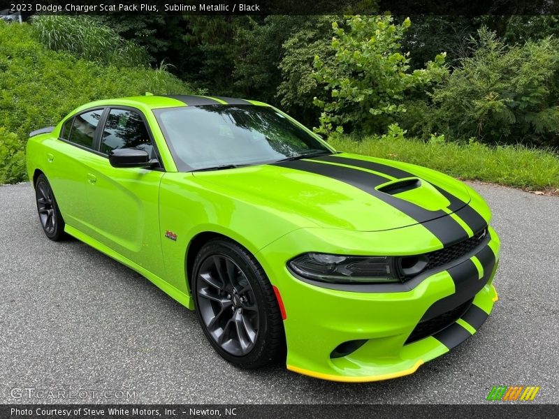 Sublime Metallic / Black 2023 Dodge Charger Scat Pack Plus