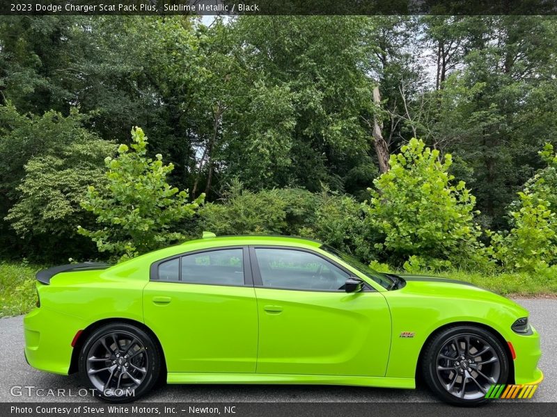 Sublime Metallic / Black 2023 Dodge Charger Scat Pack Plus
