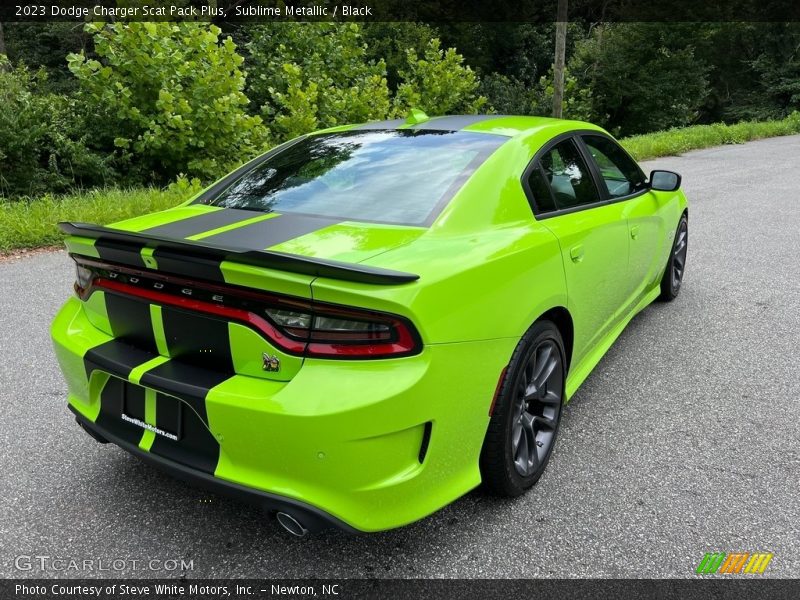 Sublime Metallic / Black 2023 Dodge Charger Scat Pack Plus