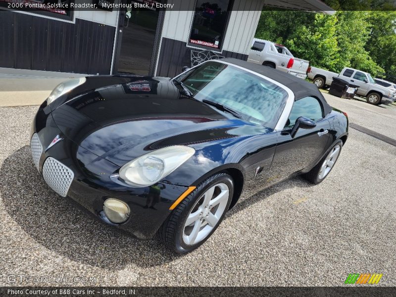 Mysterious Black / Ebony 2006 Pontiac Solstice Roadster