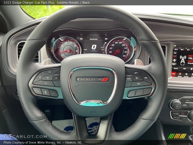 Sublime Metallic / Black 2023 Dodge Charger Scat Pack Plus