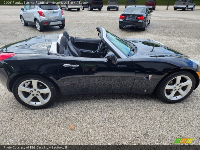 Mysterious Black / Ebony 2006 Pontiac Solstice Roadster