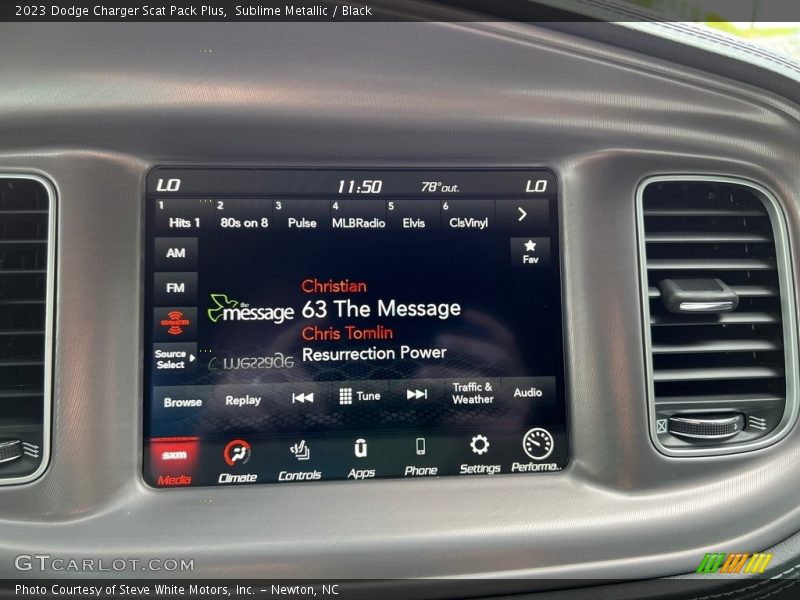 Sublime Metallic / Black 2023 Dodge Charger Scat Pack Plus