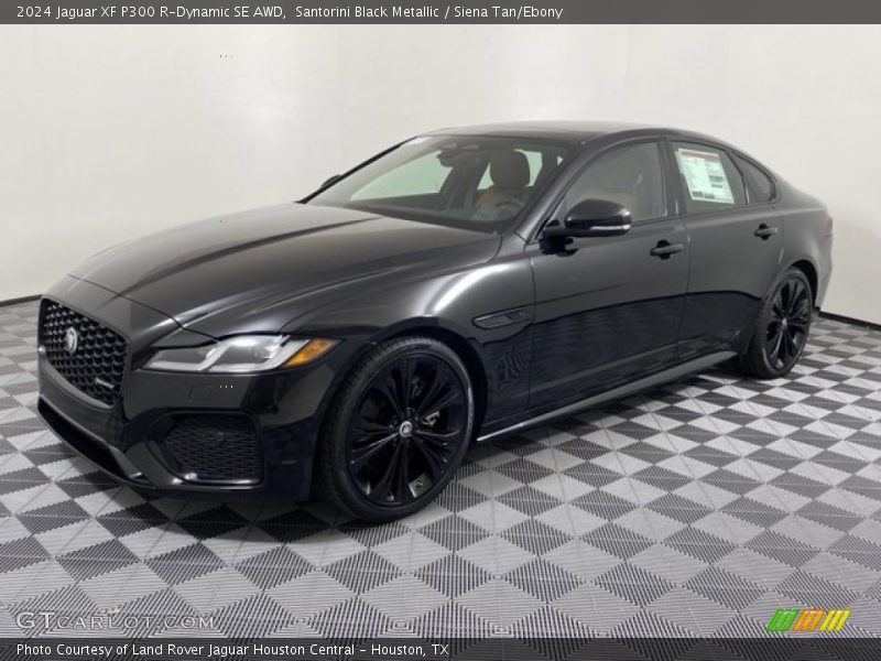 Santorini Black Metallic / Siena Tan/Ebony 2024 Jaguar XF P300 R-Dynamic SE AWD