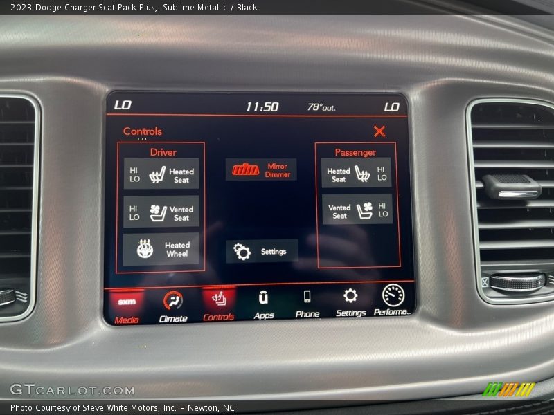 Sublime Metallic / Black 2023 Dodge Charger Scat Pack Plus
