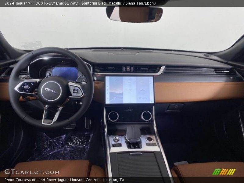 Santorini Black Metallic / Siena Tan/Ebony 2024 Jaguar XF P300 R-Dynamic SE AWD