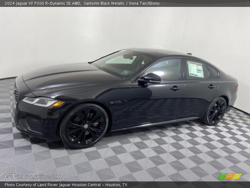 Santorini Black Metallic / Siena Tan/Ebony 2024 Jaguar XF P300 R-Dynamic SE AWD