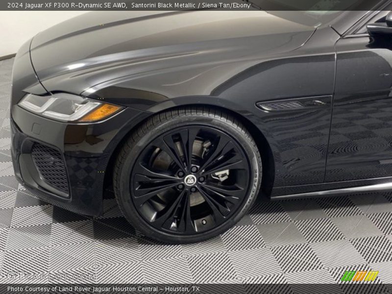 Santorini Black Metallic / Siena Tan/Ebony 2024 Jaguar XF P300 R-Dynamic SE AWD