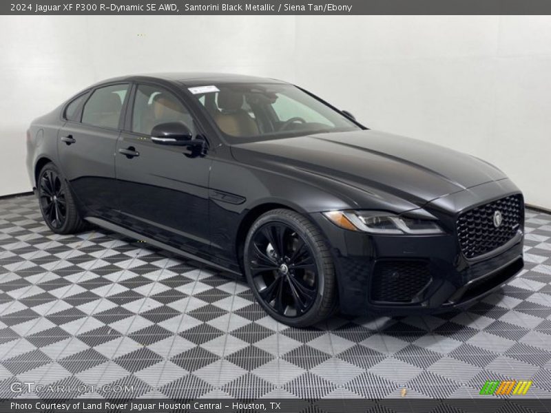 Santorini Black Metallic / Siena Tan/Ebony 2024 Jaguar XF P300 R-Dynamic SE AWD