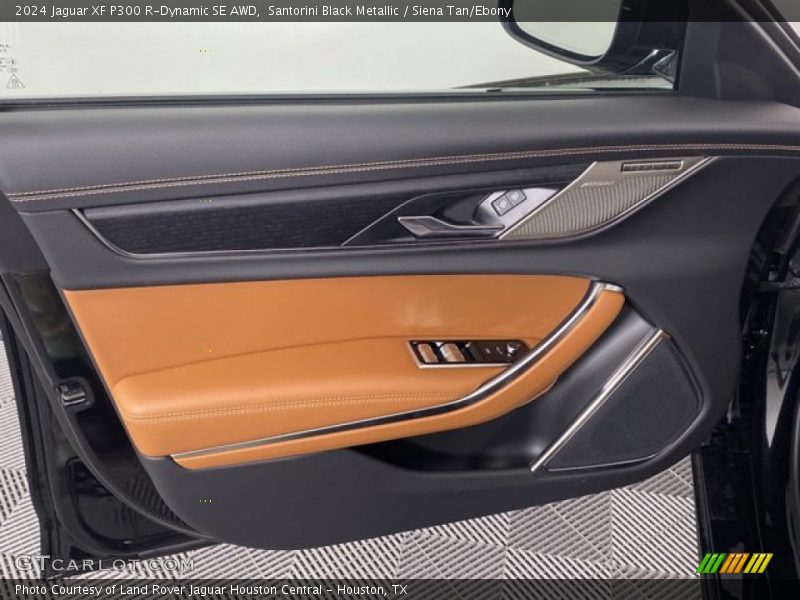 Santorini Black Metallic / Siena Tan/Ebony 2024 Jaguar XF P300 R-Dynamic SE AWD