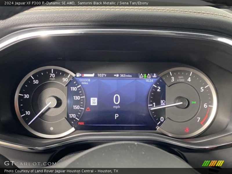 Santorini Black Metallic / Siena Tan/Ebony 2024 Jaguar XF P300 R-Dynamic SE AWD