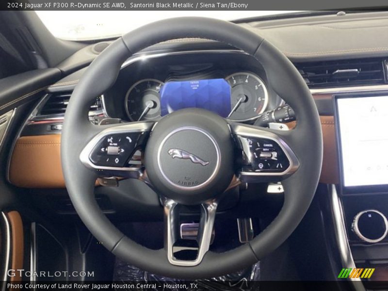 Santorini Black Metallic / Siena Tan/Ebony 2024 Jaguar XF P300 R-Dynamic SE AWD
