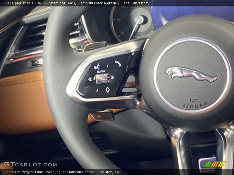 Santorini Black Metallic / Siena Tan/Ebony 2024 Jaguar XF P300 R-Dynamic SE AWD