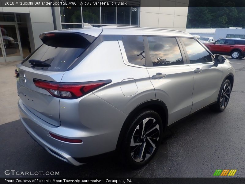Alloy Silver Metallic / Black 2018 Mitsubishi Outlander Sport SE AWC