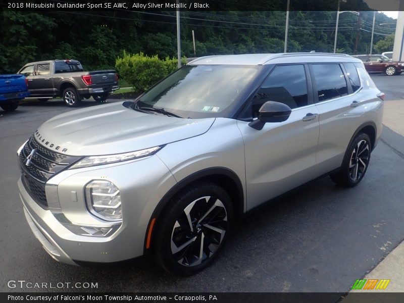 Alloy Silver Metallic / Black 2018 Mitsubishi Outlander Sport SE AWC