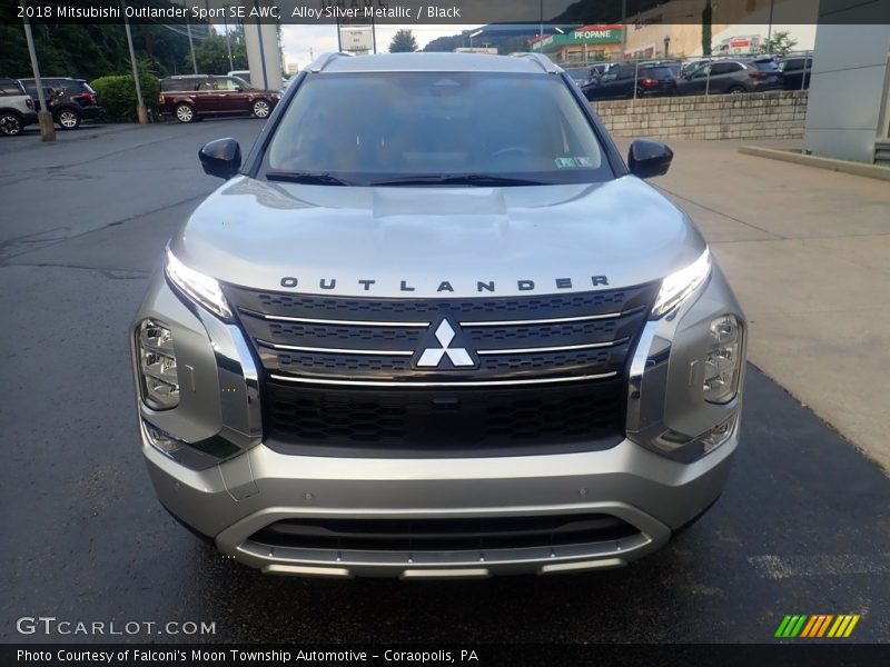 Alloy Silver Metallic / Black 2018 Mitsubishi Outlander Sport SE AWC