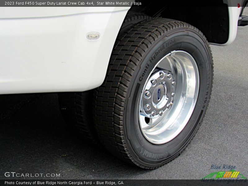 Star White Metallic / Baja 2023 Ford F450 Super Duty Lariat Crew Cab 4x4