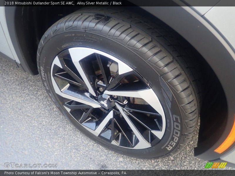 Alloy Silver Metallic / Black 2018 Mitsubishi Outlander Sport SE AWC