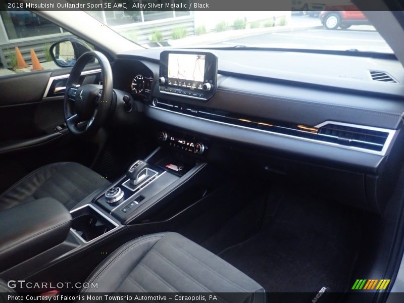 Alloy Silver Metallic / Black 2018 Mitsubishi Outlander Sport SE AWC