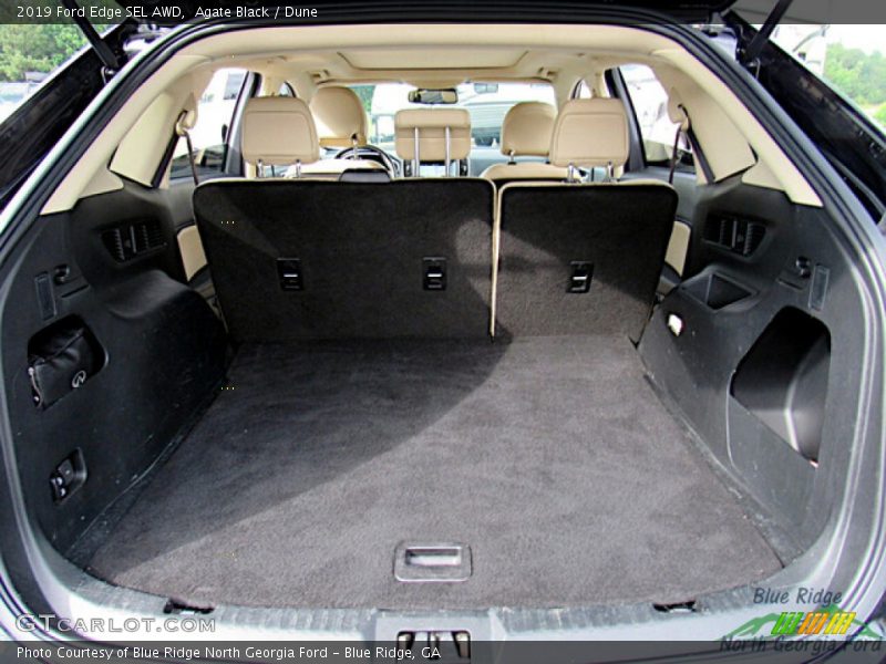 Agate Black / Dune 2019 Ford Edge SEL AWD