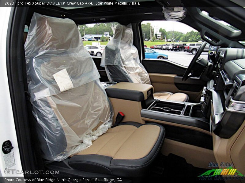 Star White Metallic / Baja 2023 Ford F450 Super Duty Lariat Crew Cab 4x4
