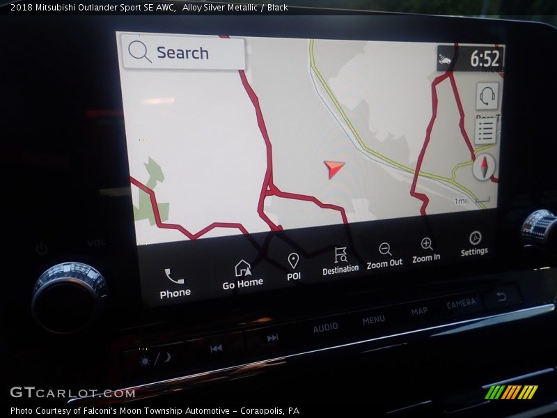 Alloy Silver Metallic / Black 2018 Mitsubishi Outlander Sport SE AWC