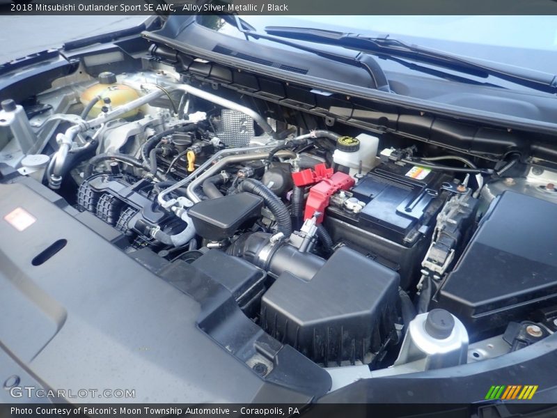 Alloy Silver Metallic / Black 2018 Mitsubishi Outlander Sport SE AWC