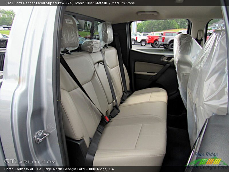 Iconic Silver Metallic / Medium Stone 2023 Ford Ranger Lariat SuperCrew 4x4
