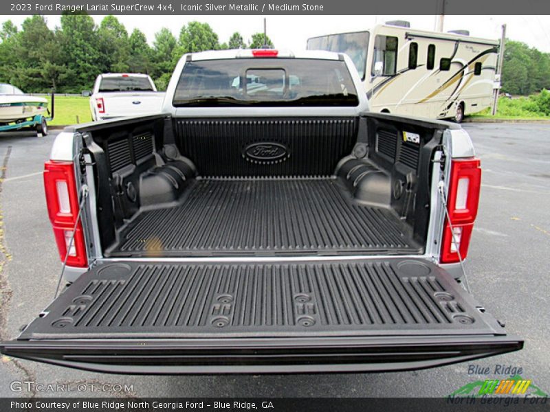 Iconic Silver Metallic / Medium Stone 2023 Ford Ranger Lariat SuperCrew 4x4