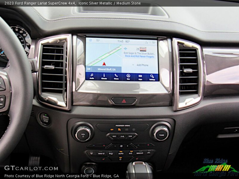 Iconic Silver Metallic / Medium Stone 2023 Ford Ranger Lariat SuperCrew 4x4