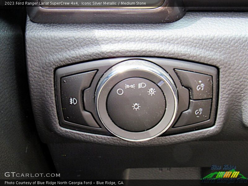 Iconic Silver Metallic / Medium Stone 2023 Ford Ranger Lariat SuperCrew 4x4