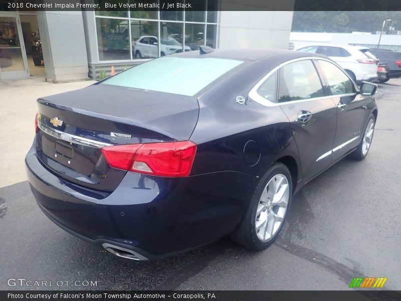 Blue Velvet Metallic / Jet Black 2018 Chevrolet Impala Premier