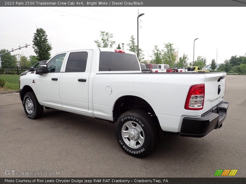 Bright White / Diesel Gray/Black 2023 Ram 2500 Tradesman Crew Cab 4x4