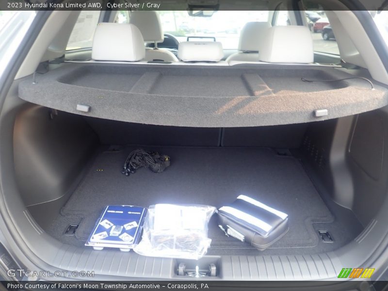 Cyber Silver / Gray 2023 Hyundai Kona Limited AWD
