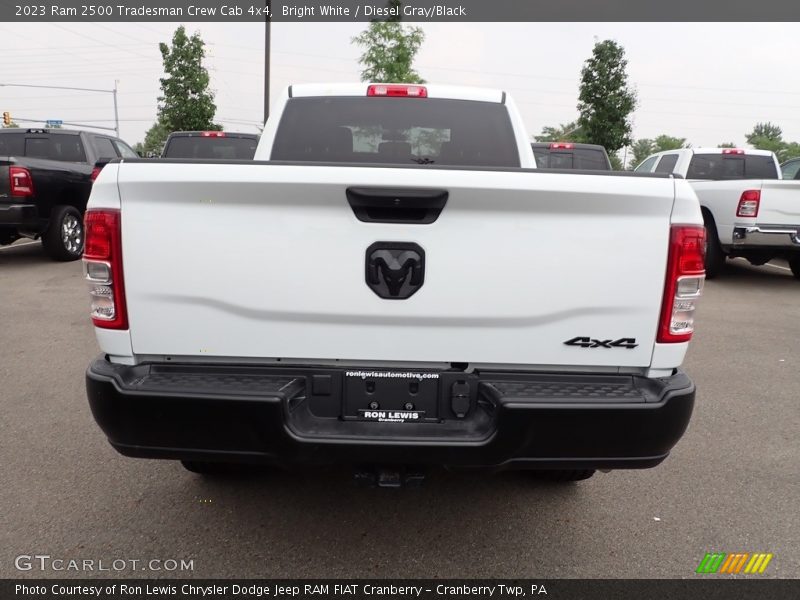Bright White / Diesel Gray/Black 2023 Ram 2500 Tradesman Crew Cab 4x4