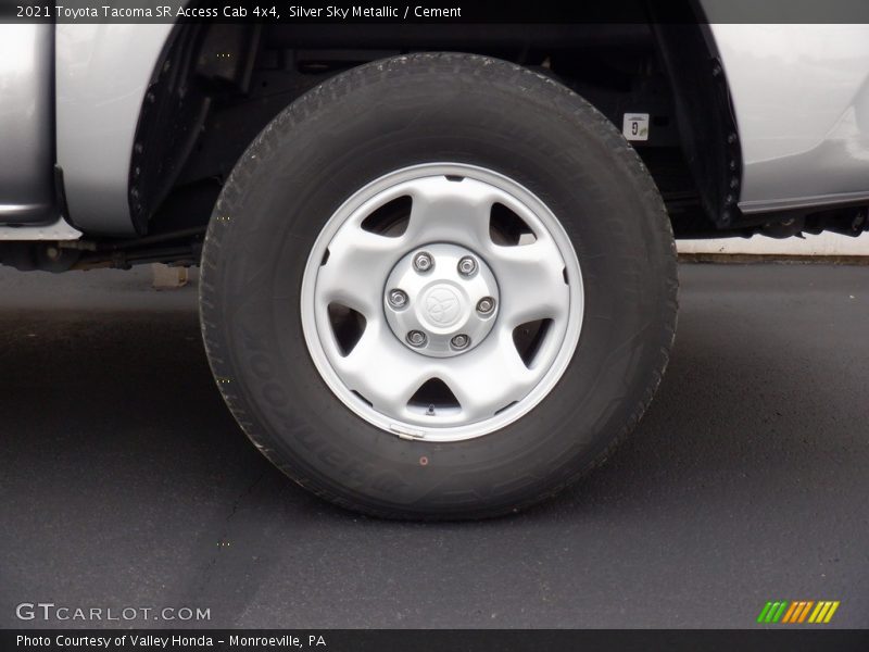 Silver Sky Metallic / Cement 2021 Toyota Tacoma SR Access Cab 4x4