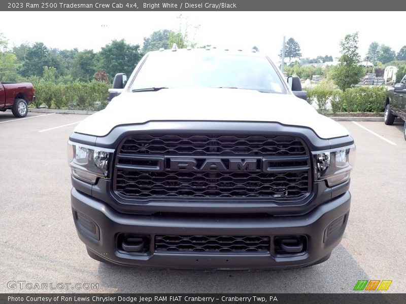Bright White / Diesel Gray/Black 2023 Ram 2500 Tradesman Crew Cab 4x4